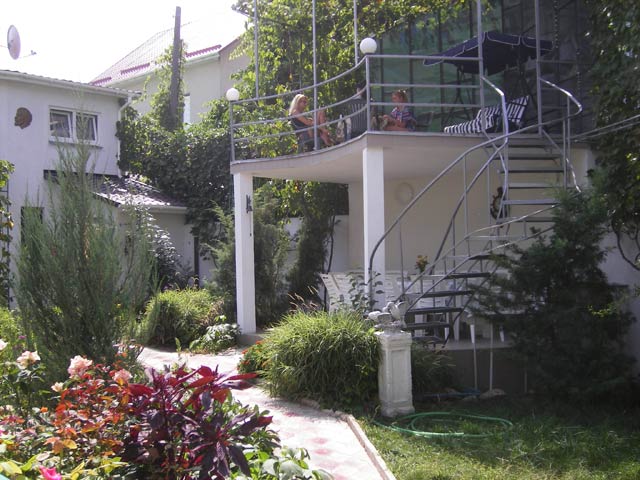 Внутренний дворик нашего мини-отеля