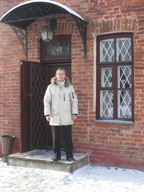 Витебск.  Выход во дворик дома музея Марка Шагала