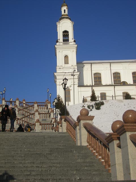Витебск. Лестница к Свято-Успенскому кафедральному собору на Успенской горе