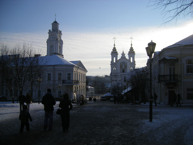 Витебск. Улица Суворова в историческом центре города