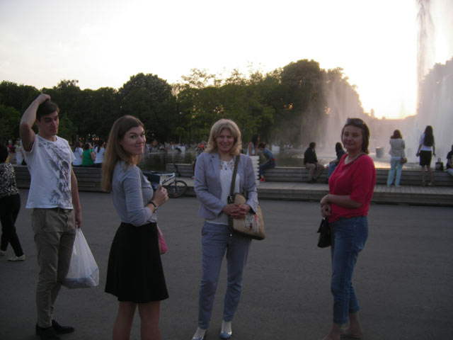 В парке Горького в день рождения Наташи