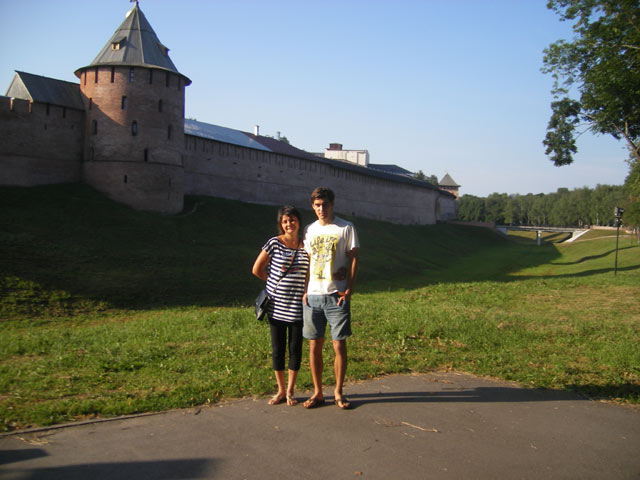 Крепостная стена Новгородского кремя (Детинца)