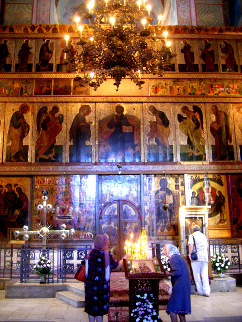 Главный иконостаз Софийского Собора, отныне действующего. Великолепие неописуемое!