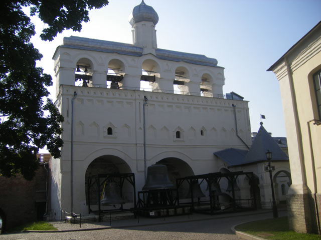 Звонница Новгородского Кремя, место сбора нородного Веча