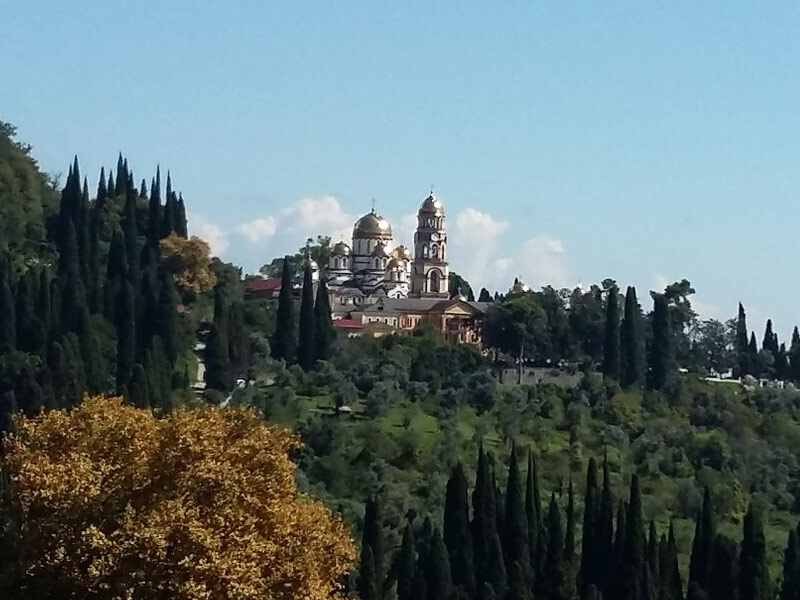 Вид на монастырь святого апостола Симона Кананита