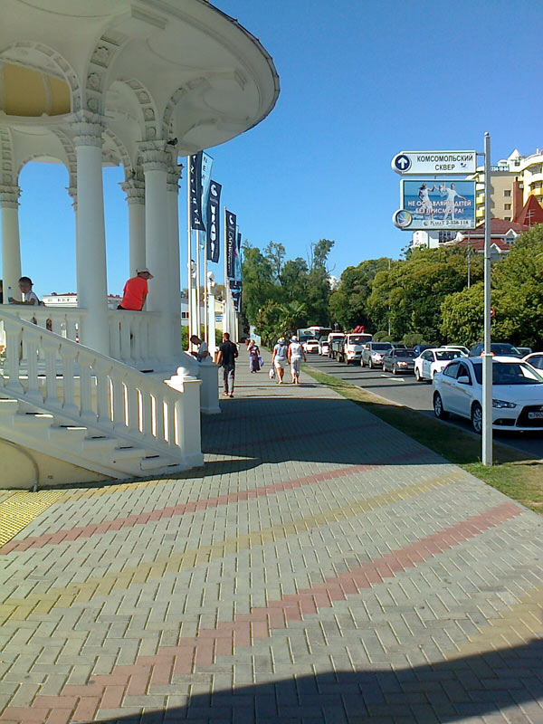 Ротонда на морской набережной