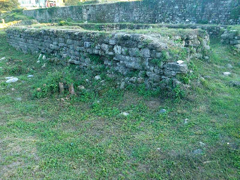 Укрепление римских легионеров в Пицунде. Бывшие казармы легионеров.