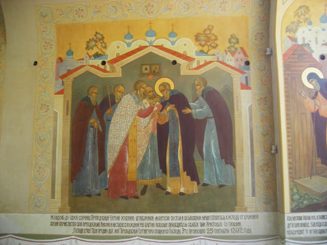 Росписи под Надвратной церковью Иоанна Предтечи