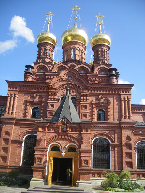 Черниговский храм Гефсиманского пещерного скита Троице-Сергиевой Лавры